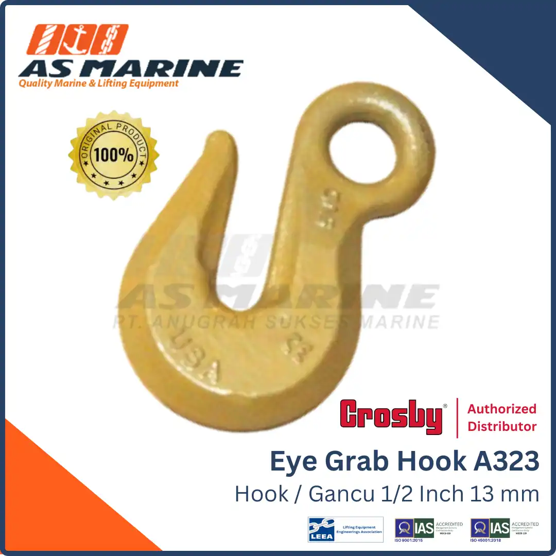 Crosby USA Eye Grab Hook A323 1/2 Inch